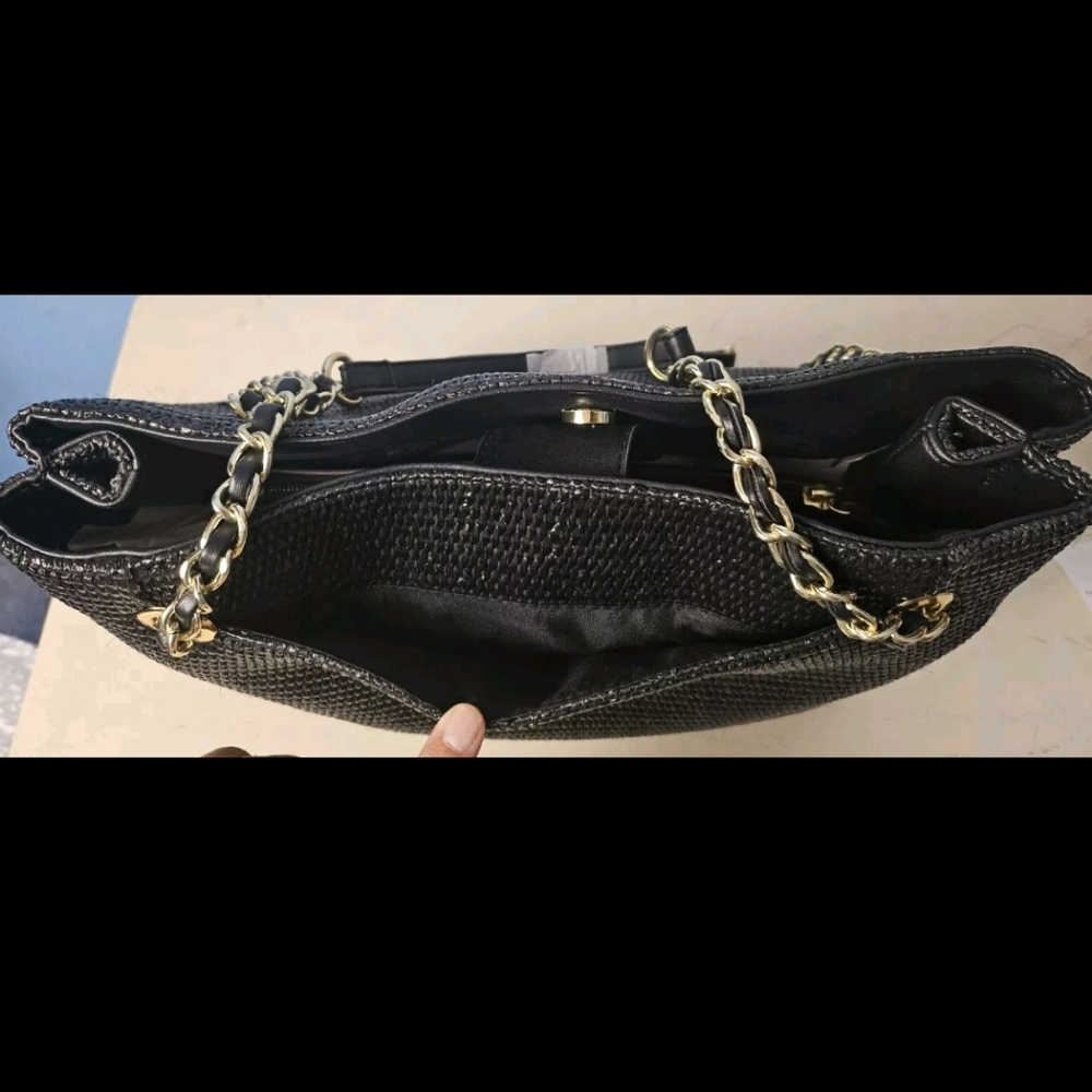 Liz Claiborne Black City Tote Shoulder Bag NWT - Picture 9 of 9